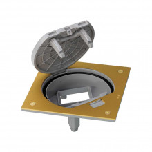 KSE0-23-71 - SConnect Влагостойкая основа IP66 на 1 модуль K45, латунь, Simon