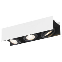 39317 Светодиодный потолочный светильник VIDAGO, 3x5,4W(LED), белый/черный