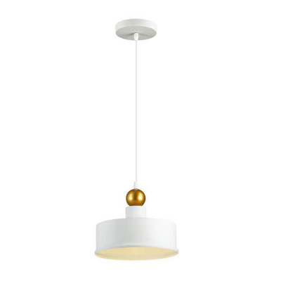 4090/1 PENDANT ODL19 361 белый/золотой Подвес Е27 1*40W BOLLI