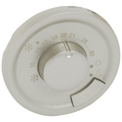 Legrand Лицевая панель - Программа Celiane - термостат комнатный программируемый Кат. № 0 674 40 - титан, 068545