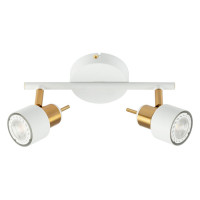 Arte Lamp ALMACH, Светильник потолочный, цвет арматуры - белый, цвет плафона/декора - БЕЛЫЙ, 2х40W GU10, A1906PL-2WH