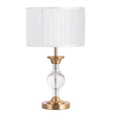 Arte Lamp BAYMONT, Светильник настольный интерьерный, цвет арматуры - ПОЛИРОВАННАЯ МЕДЬ, цвет плафона/декора - БЕЛЫЙ, 1х60W E27, A1670LT-1PB
