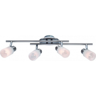 Arte Lamp CAVALLETTA, Светильник потолочный, цвет арматуры - МАТОВОЕ СЕРЕБРО, цвет плафона/декора - БЕЛЫЙ, 4х40W E14, A4510PL-4SS