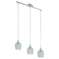 94897 Подвес BONARES 1, 3х60W (E27), L745, сталь, хром/стекло, хрусталь, хром, прозрачный