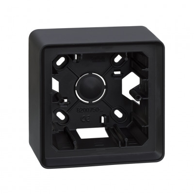 Simon Коробка наружной установки на 1 пост, графит , 82 Detail, 8200750-038