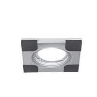 Светильник Gauss Aluminium AL008 Квадрат. Хром/Черный, Gu5.3 1/30, AL008