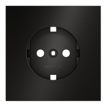 Накладка для розетки с заземлением, S70 Metal (антрацит), VLSM000612