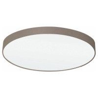 97621 Потолочный светильник PASTERI, 7х60W (E27), ?980, H170, сталь, белый / текстиль, лен, коричнев