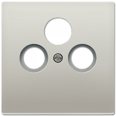 Крышка для SAT-TV-FM-розеток, фиксация винтом; металл; нержавеющая сталь; Edelstahl, ES2990SAT