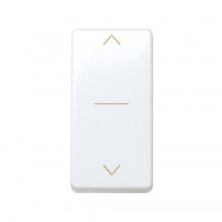 Simon Трехпозиционный переключатель 1/2 модуль для управления жалюзи белый, 27333-64