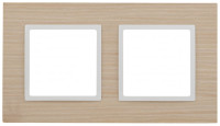 ЭРА 14-5302-01 Elegance Белен.дуб/белый Дерево Рамка 2-ая