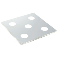 96939 Светод. потолочный светильник  CABUS, 5х5,4 (LED), 350х350, сталь, хром/пластик, матовый