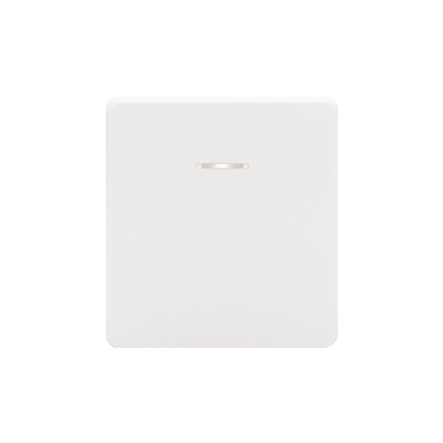 Выключатель ROUND 1 кл перекрестный (переключатель) с подсветкой 10А с/у перламутр KRANZ, KR-78-0718-1