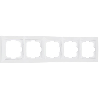 Werkel W0052001/ Рамка на 5 постов Snabb basic (белый), a051300