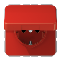 Штепсельная розетка SCHUKO 16A 250V~ с защитой от детей и крышкой, CD1520BFKIKLRT