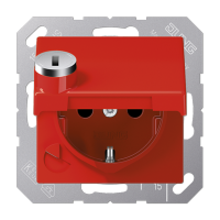 SCHUKO-розетка  с крышкой , AS1520BFKLSLRT