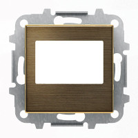 8568 OE - Накладка для механизма цифрового FM-радио арт.9368 и/или механизма (блока) ДУ арт.9368.2, серия SKY, цвет античная латунь - 2CLA856800A1201 8568 OE - Накладка для механизма цифрового FM-радио арт.9368 и/или механизма (блока) ДУ арт.9368.2, серия SKY, цвет античная латунь - 2CLA856800A1201