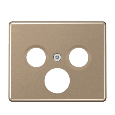 SL561SATGB - Крышка для телевизионной и спутниковой розетки; золотая бронза, Jung