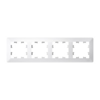 ATN221304 - ATLASDESIGN AIR 4-постовая РАМКА, ЛОТОС/дымчатый белый, Systeme Electric