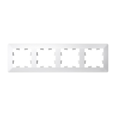 ATN221304 - ATLASDESIGN AIR 4-постовая РАМКА, ЛОТОС/дымчатый белый, Systeme Electric