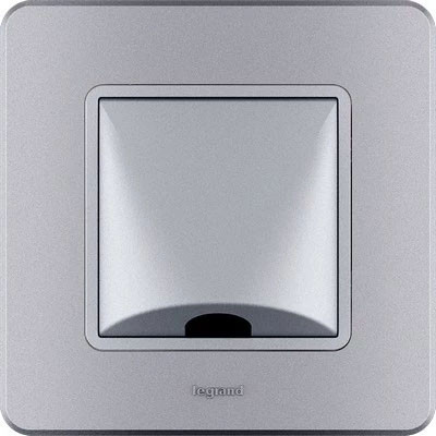 Legrand Inspiria Вывод кабеля, цвет алюминий