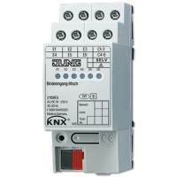 Бинарный ввод, 6 каналов, монтаж на DIN-рейку, 2 модуля; KNX, 2116REG