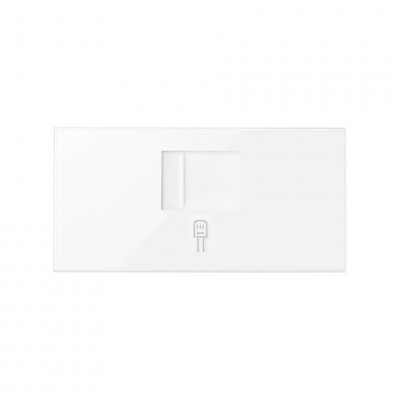 Simon 10000005-130 Накладка розетки RJ45 цвета белый глянец S100