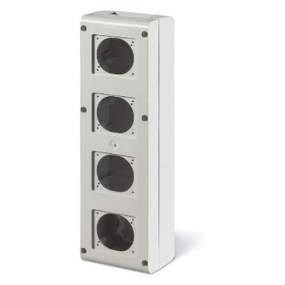 Корпус на 4 поста с основанием 70х87 мм. (упак. 1шт), ДКС DIS6323501