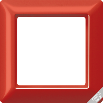 Рамка 1-кратная для вертикальной и горизонтальной установки; термопласт, синяя, AS581GLBL