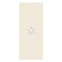 Vimar Клавиша 1M аксиальная с символом лампа конопляная, 31000A.LC