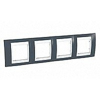 ХАМЕЛЕОН РАМКА 4-постовая, горизонтальная, БЕЛЫЙ/ СЕРО-ЗЕЛЕНЫЙ