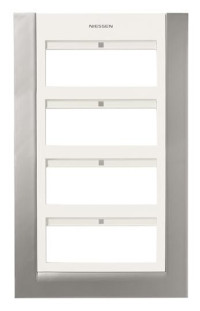 T1274 BP - Панель лицевая для бокса поста централизации открытого/скрытого монтажа на 24 модуля (4 ряда) - 2CLA127400T1201