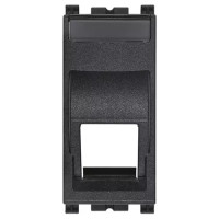 Vimar Адаптер RJ45 наклонный, серый, 19343.K Vimar Адаптер RJ45 наклонный, серый, 19343.K