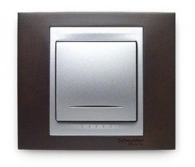 Schneider Electric Schneider Electric Выключатель 1-клавишный, с подсветкой,  серия UNICA