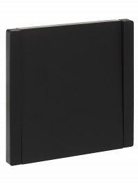 FORTE&PIANO Выключ. 1-кл. 10А FP101 чер. IEK, FP-V10-0-10-1-K02