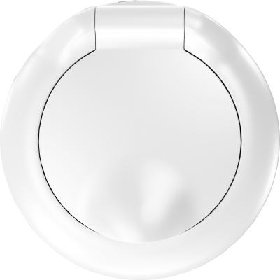 Donel D16 глянцевый белый Накладка для розетки Schuko с заземлением, с крышкой, 16A 250 В~, DO45403