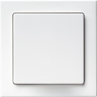Berker Выключатель 1-клавишный, матовый белый