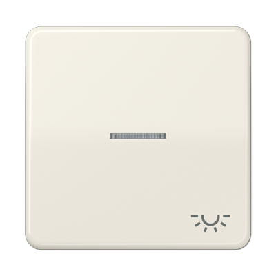 Клавиша с окошком и символом "освещение" для выключателей с подсветкой; слоновая кость, CD590KO5L