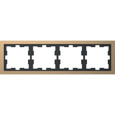 D-Life Рамка 4-ная, шампань