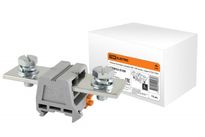 Клемма болтовая силовая КБС-240 кв.мм. серая 415А TDM Electric, SQ0833-0109