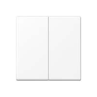 Клавиша для KNX кнопки, 2 группы; термопласт; белый матовый, A102BFWWM