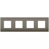 Vimar Накладка CLASSIC на 8 модулей (2+2+2+2) расстояние между центрами 71мм  Metal, 19669.80