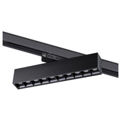 Novotech 358861 PORT NT22 116 черный Светильник трехфазный трековый светодиодный IP20 LED 4000K 16W 220V ITER