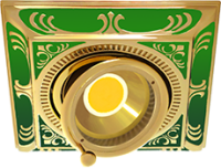 FD1024VEEN Fede Светильник встраиваемый SMALTO ITALIANO, Emerald Green FD1024VEEN Fede Светильник встраиваемый SMALTO ITALIANO, Emerald Green