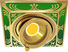 FD1024VEEN Fede Светильник встраиваемый SMALTO ITALIANO, Emerald Green