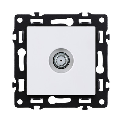 Розетка TV, белый Kollinger Asthetik AS-020WH