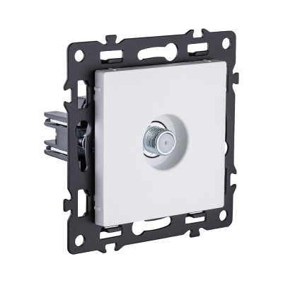 Розетка TV, белый Kollinger Asthetik AS-020WH