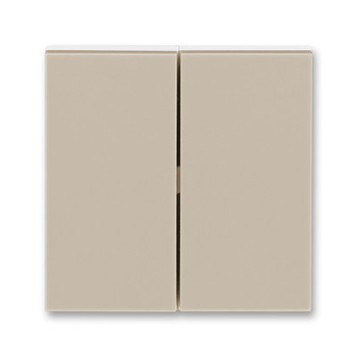 Клавиша двойная перекидная для выкл-ля/кнопки пластик коричневый глянцевая IP20 ABB LEVIT