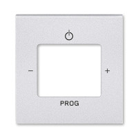 3299H-A40200 70 - Накладка ABB Levit для механизмов FM радио / Busch-iNet радио / Bluetooth радио серебро