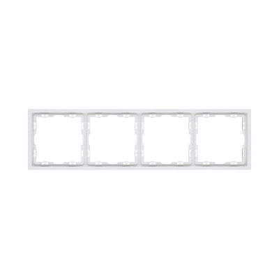 Рамка 4-постовая, белый матовый Kollinger Eclipse EC4WH